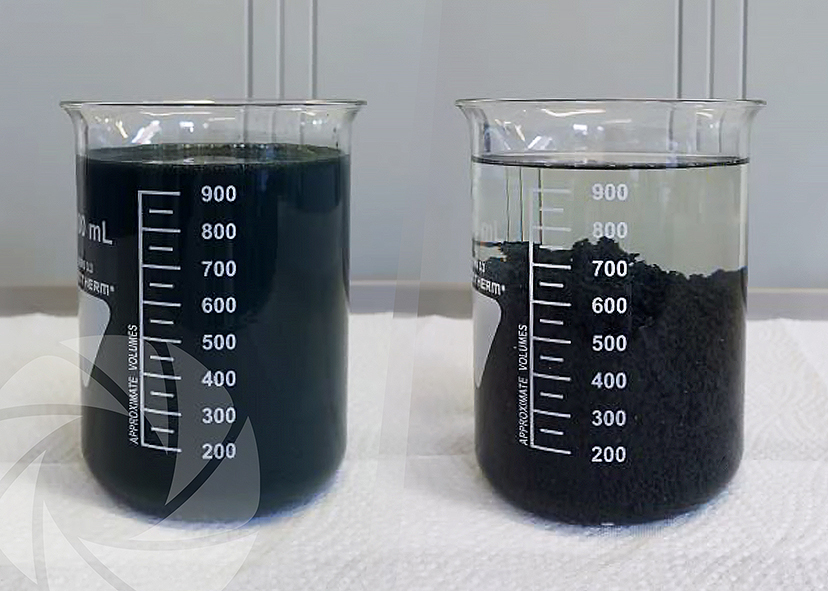 Washing water for screen printing machines