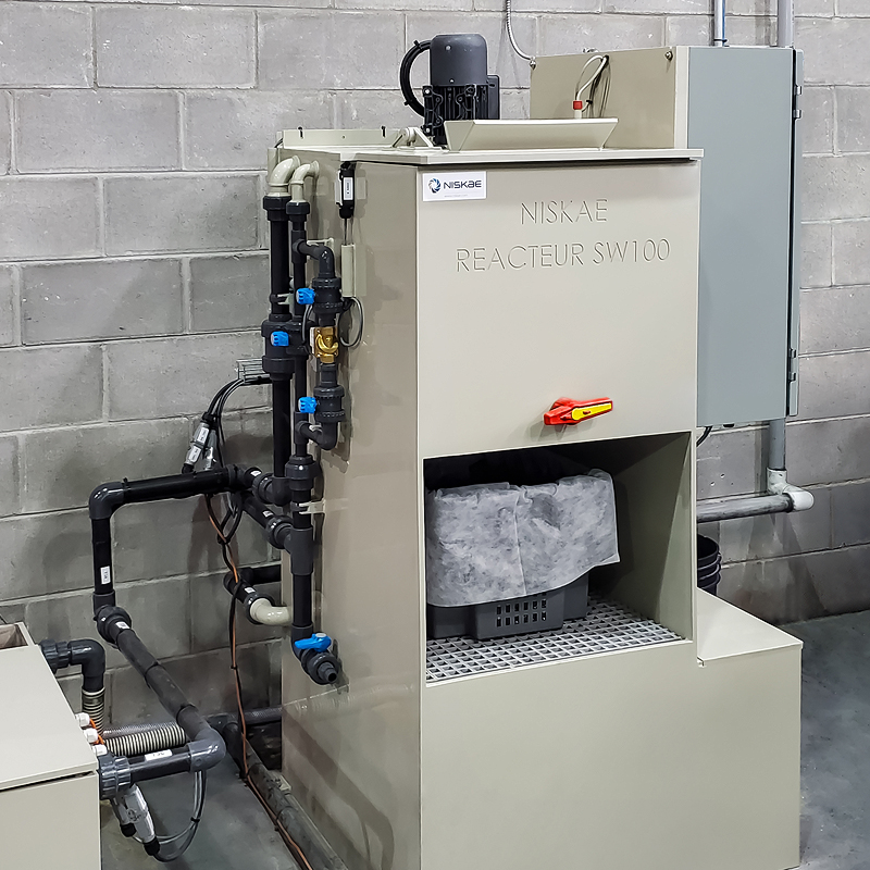 SW100 station for industrial ink washing water treatment