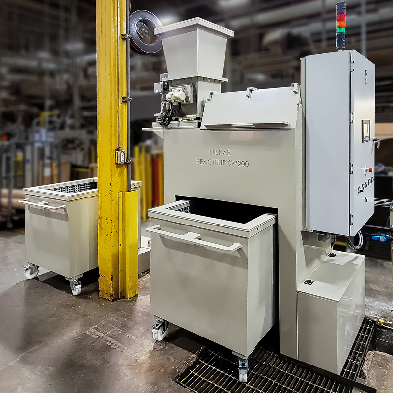 SW2000 station for the treatment of glue washing water
