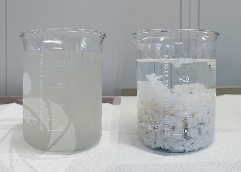 Wash water from first degreasing bath