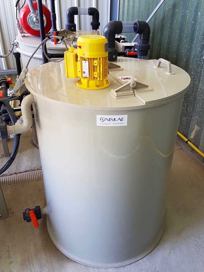 Wastewater storage 500 L tank