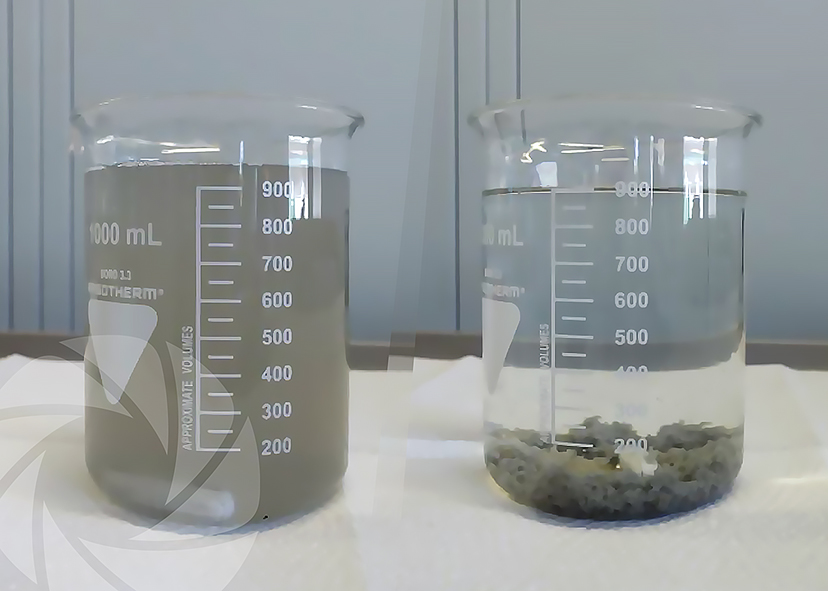 Treatment of industrial laundry wastewater